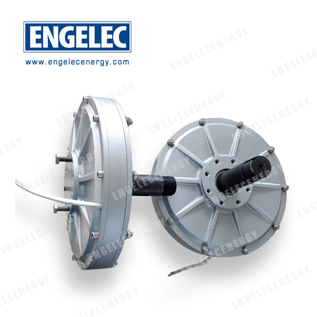 ENM-0.05K-250R Disc Coreless Generator Outer Rotor 50W 250RPM Dia. 165MM Permanent Magnet Generator