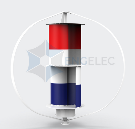 EN-3KW-Q5 Vertical Axis Wind Turbine Generator VAWT 
